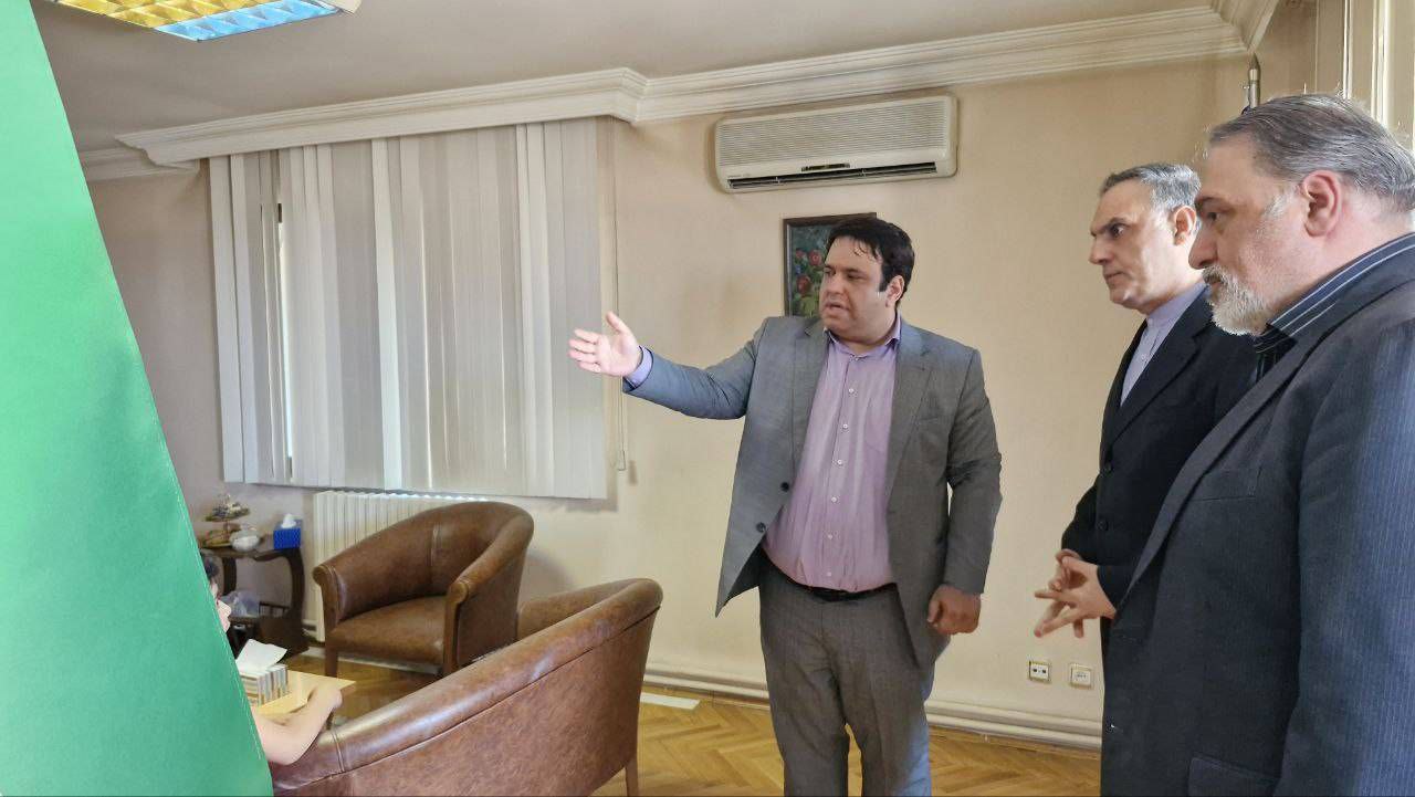 بازدید سفیر ایران از دفتر رسانه ملی در ترکیه