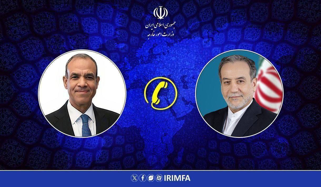 گفتگوی تلفنی عراقچی با وزیر امور خارجه مصر در خصوص روابط دوجانبه و تحولات منطقه‌ای و بین‌المللی 