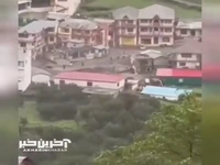 تصاویری وحشتناک از سیل در هند