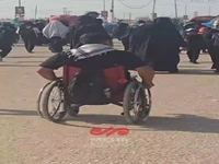  زیارت اربعین با پای دل 