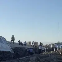 خروج قطار تهران به کرمان از ریل