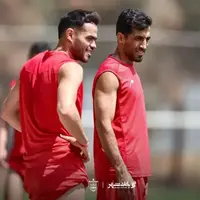 تمرین دو مرحله‌ای پرسپولیس در آزادی