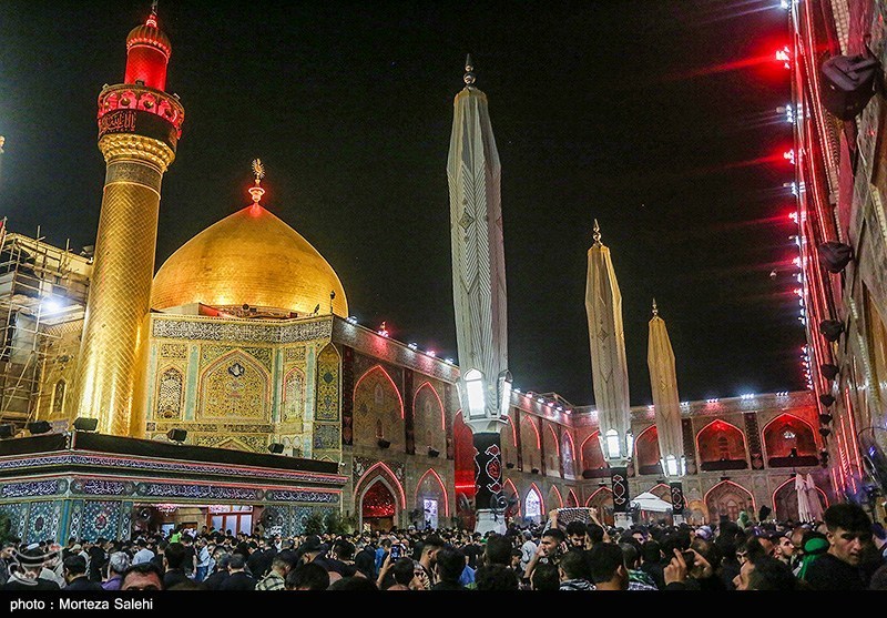 عکس/ حرم مطهر حضرت علی (ع) در آستانه اربعین حسینی