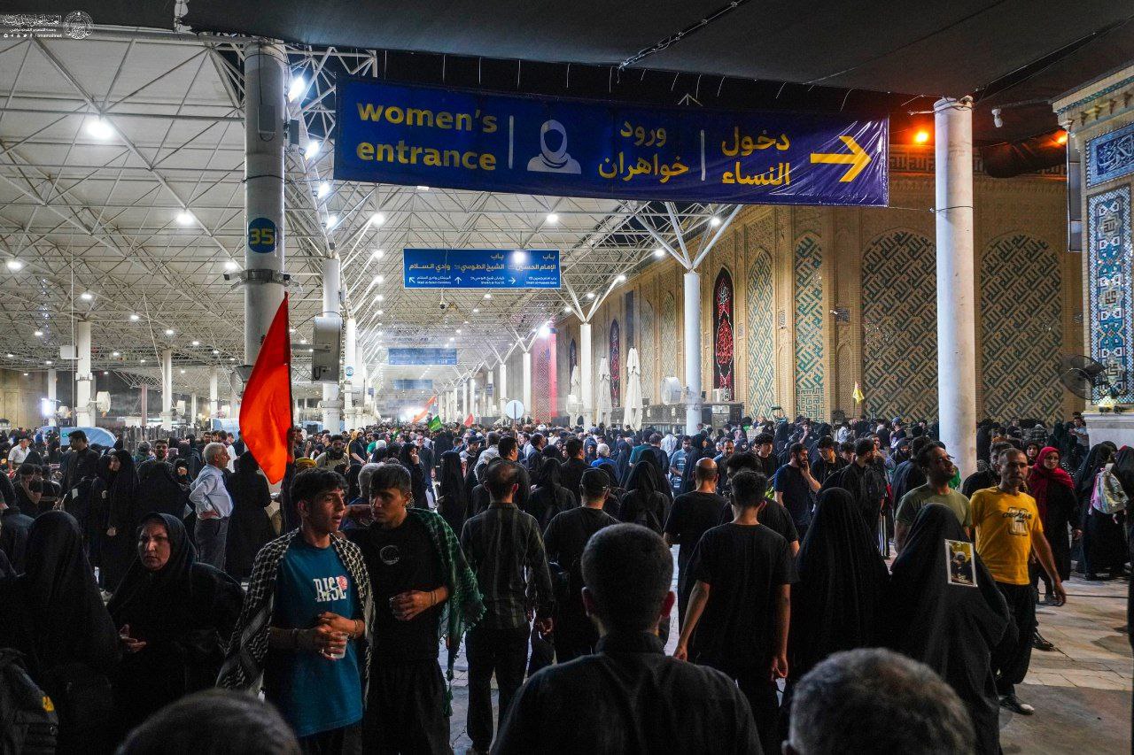 عکس/ حضور میلیونی زائران اربعین در حرم مطهر مولای متقیان 
