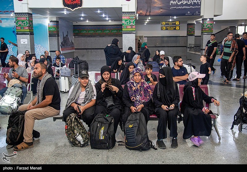 عکس/ عبور زائران اربعین حسینی از مرز خسروی