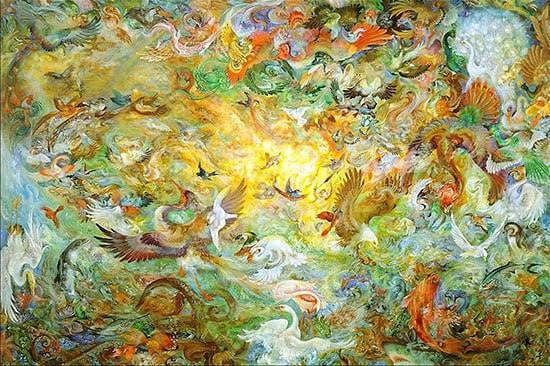 عکس/ ۱۰ اثر مینیاتوری از استاد محمود فرشچیان