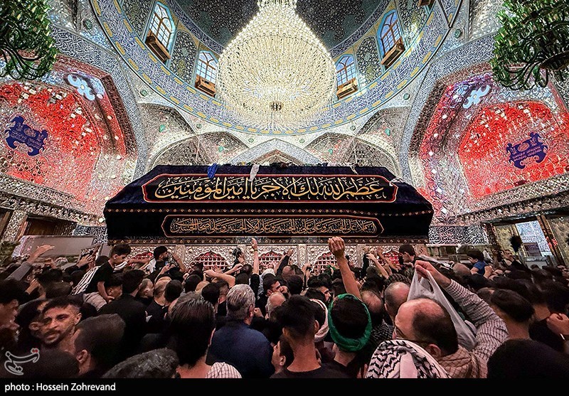 عکس/ حال وهوای حرم مطهر حضرت علی(ع) در آستانه اربعین حسینی