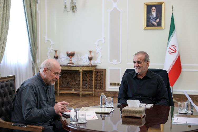 عکس/ نشست مشترک سران قوا به میزبانی رئیس جمهور در نهاد ریاست جمهوری