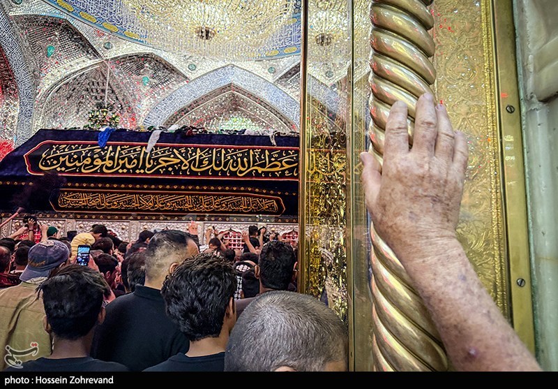 عکس/ حال وهوای حرم مطهر حضرت علی(ع) در آستانه اربعین حسینی