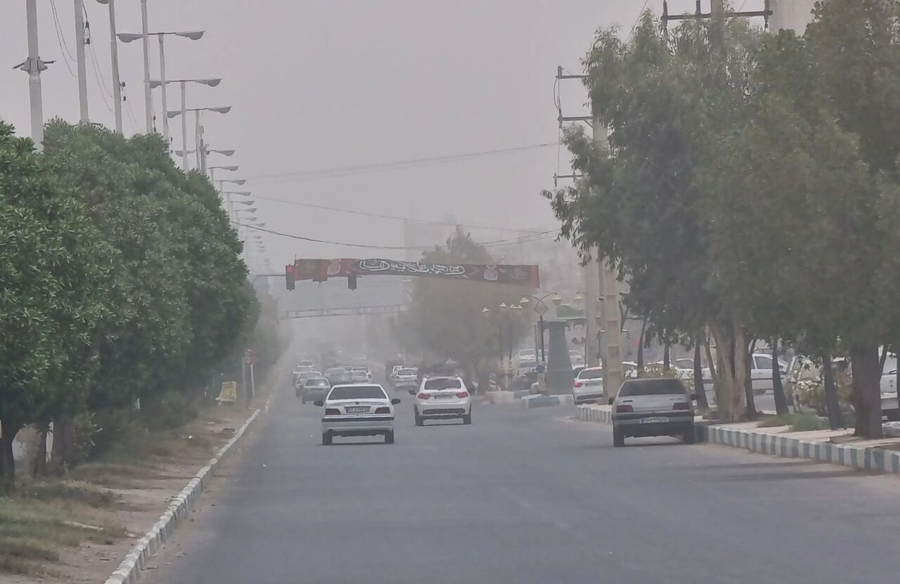 آلودگی هوا در ۱۵ شهر خوزستان؛ رامهرمز در وضعیت بسیار ناسالم