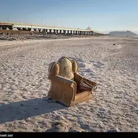 عکس/ دریاچه ارومیه در یک قدمی مرگ