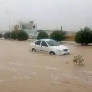 آبگرفتگی معابر بستک هرمزگان در دل تابستان!