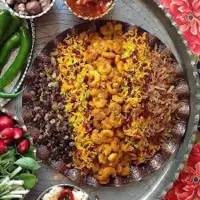 این میگو پلو مزه بهشت میده!