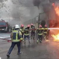 یک فوتی و ۳ مصدوم در حادثه‌ آتش‌سوزی پایانه مرزی مهران