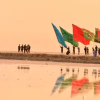 طوفان گردوخاک مرز شلمچه را فرا گرفت