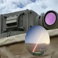 اسلحه لیزری ۱۰۰ کیلوواتی انبوه پهپادها را نابود می‌کند