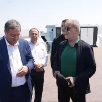 عکس/ بازدید پزشکیان از دریاچه ارومیه 