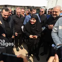 بازدید وزیر راه از پایانه مرزی چذابه