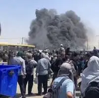 آتش سوزی در مرز مهران؛ یک نفر جان باخت