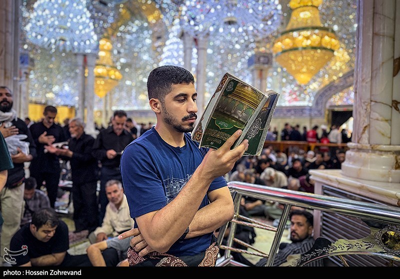 عکس/ حال وهوای حرم مطهر حضرت علی(ع) در آستانه اربعین حسینی