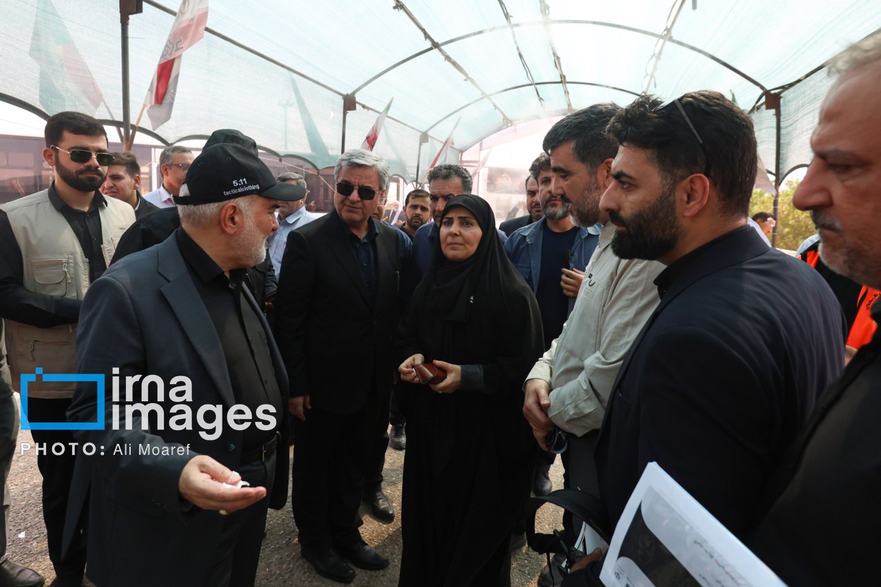 بازدید وزیر راه از پایانه مرزی چذابه