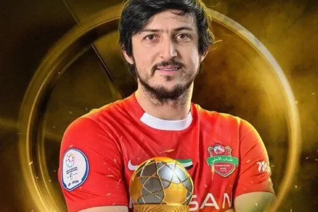 سردار آزمون در امارات برنده توپ طلا شد