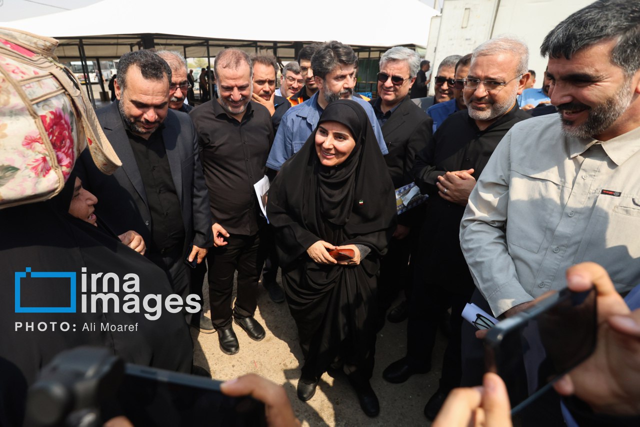 بازدید وزیر راه از پایانه مرزی چذابه