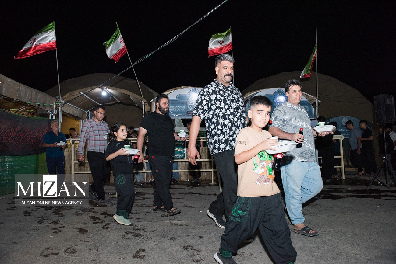 اقامت و پذیرایی زائران اربعین حسینی در موکب بنیاد مستضعفان