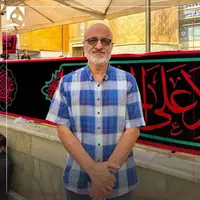 عکس/ حضور محمد اصفهانی خواننده در نجف اشرف در اربعین حسینی