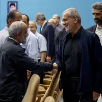 عکس/ دیدار مدیران رسانه ها با مسعود پزشکیان رییس جمهوری 