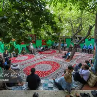 روضه‌خوانی سنتی در روستای منشاد مهریز