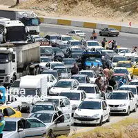  ​​​​​​​ترافیک سنگین در جاده ایلام به مهران 