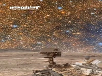 تصاویر شگفت‌انگیز از آسمان شب مریخ
