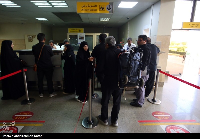 پرواز مسافران اربعین حسینی از فرودگاه همدان