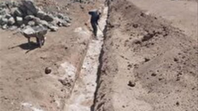 اتمام عملیات فونداسیون بازارچه صنایع‌دستی در روستای ملی گوهرسنگ خور