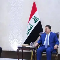 عکس/ دیدار و گفتگوی لاریجانی با نخست وزیر عراق