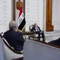 لاریجانی با رئیس جمهور عراق دیدار کرد