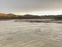 سیلاب عجیب تابستانه در بشاگرد