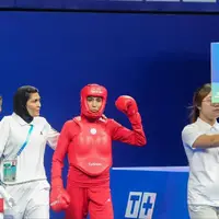 عکس/ سهیلا منصوریان در بازی‌های جهانی ووشو
