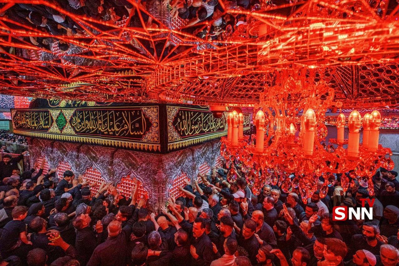 عکس/ حال و هوای حرم حضرت سیدالشهدا(ع) در آستانه اربعین حسینی  