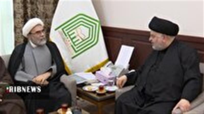 دیدار رئیس شورای هماهنگی تبلیغات اسلامی با نماینده آیت الله سیستانی