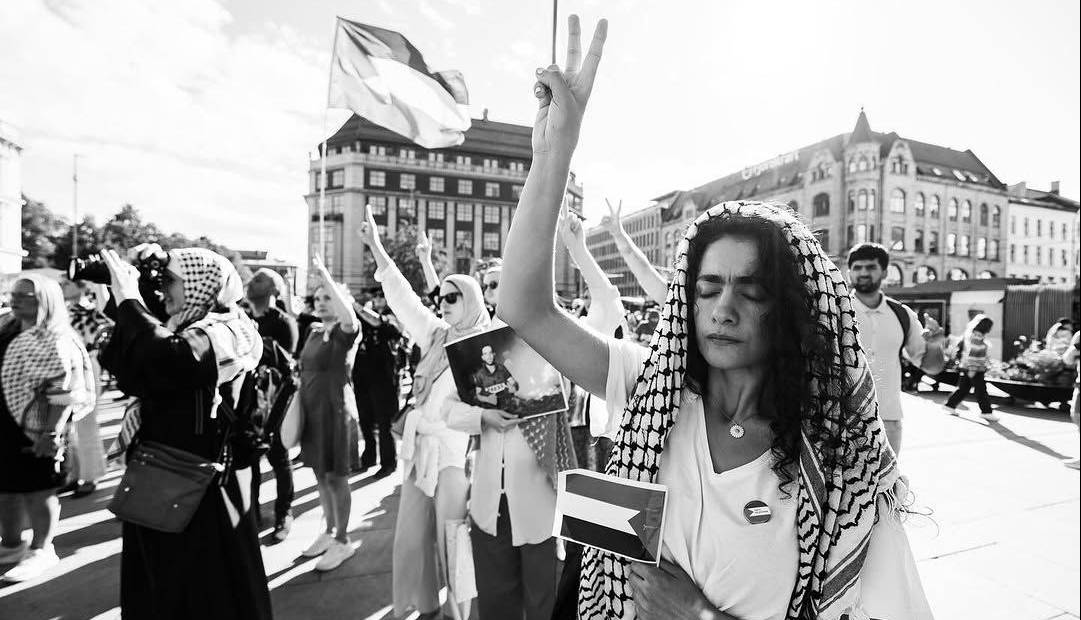 راهپیمایی بزرگداشت خبرنگاران شهید غزه در اسلو