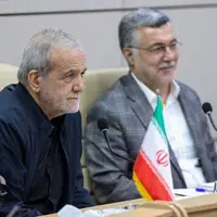 عکس/ حضور رئیس‌جمهور در وزارت بهداشت، درمان و آموزش پزشکی