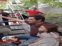 شهاب حسینی در پشت صحنه سریال "دودمان"