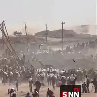 تانک‌های اسرائیلی غیرنظامیان را در مرکز غزه تعقیب می‌کنند