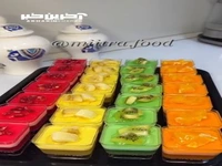 پاناکوتا با ژله؛ یک دسر رنگارنگ