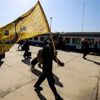 جابه‌جایی بیش از ۲۲۷ هزار زائر از طریق خطوط ریلی جنوب