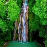 آبشار لوه نگینى در هیرکانى