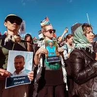 راهپیمایی بزرگداشت شهدای حمله جنایتکارانه علیه خبرنگاران غزه در اسلو