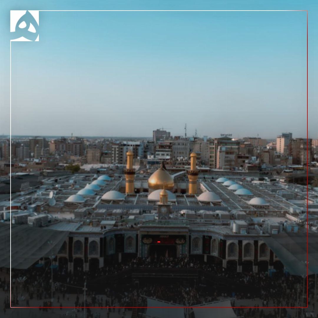 عکس/ تصاویر هوایی زیبا از بین‌ الحرمین کربلا در اربعین حسینی